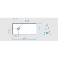 貝印 機械用刃物(ベーシック) 0.5×18.4×40L 32° 50枚セット 750BH2063 1箱(50枚) 65-0508-77（直送品）