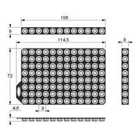 アズワン 96well format用Push Cap プレート一体型 ピンク色 MP53085 1パック(40マット) 9-1087-16（直送品）
