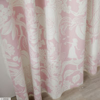 スミノエ DISNEY セミオーダー カーテン プリンセス ハイホー 1900×1350mm ピンク １セット(2枚入)（直送品）