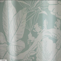 スミノエ DISNEY セミオーダー カーテン プリンセス ハイホー 2200×1450mm ライトグリーン １セット(2枚入)（直送品）