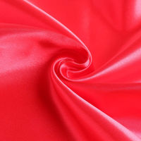 コスモテキスタイル 東レラルサテン 生地 巾92cm×5m切売カット 朱赤 A8000-16-5M（直送品）