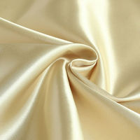 コスモテキスタイル 東レラルサテン 生地 巾92cm×4m切売カット ゴールド A8000-65-4M（直送品）