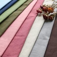 コスモテキスタイル シーチングハンドワッシャー 無地 シワ加工 ロイヤルブルー 巾約110cm×5m切売カット AD2678-263-5M（直送品）