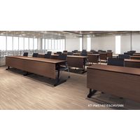 【組立設置込】コクヨ カーム 幕板付 棚付 配線付 幅2100×奥行600×高さ720mm KT-PWS1409DE6CMT1NN 1台（直送品）