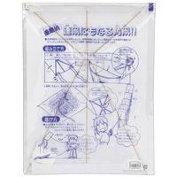 池田工業社 連凧にもなる角凧 無地 43080 1枚