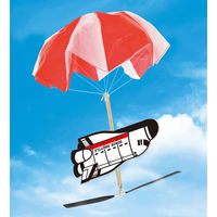 池田工業社 GO!GO!スペースシャトル パラシュート付き 56470 1個