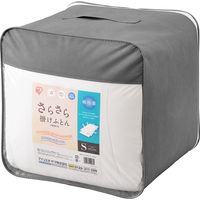 アイリスオーヤマ 掛け布団 洗える シングル 抗菌 防臭 吸湿 放湿 寝具 介護 布団 かけ布団 さらさら掛けふとん FMDK-S 1枚