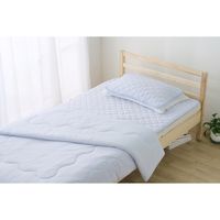 アイリスオーヤマ 冷感肌掛け布団　シングル　ブルー HFC-S 1枚（直送品）