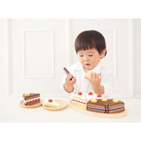 エド・インター 木のままごとあそび チョコバナナケーキ おままごと・おもちゃ 1個