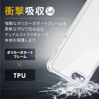 iPhone SE 第3世代/SE 第2世代/8/7 用 ケース カバー クリア PM-A22SZEROT2CR エレコム 1個（直送品）