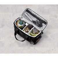 セトクラフト パーティションバッグS(ブラック) SF-3812-BK 1個