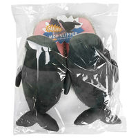 セトクラフト SF-4062 モップスリッパ(ガブリ)クジラ 1足（直送品）
