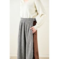 セトクラフト SF-6701-BR ブランケットスカート(チェック)ブラウン 1枚（直送品）