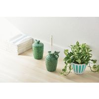 セトクラフト SP-1921-GR トイレブラシスタンド(ボタニカル)緑 1個（直送品）