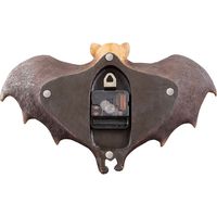 セトクラフト SR-5703 壁掛け時計(コウモリ) 1個（直送品）