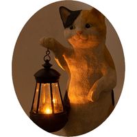 セトクラフト SR-8001 ソーラーオーナメント(CAT)ミケ 1個（直送品）