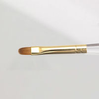 SHAREYDVA プレミアムジェルブラシ オーバル ＃４（キャップ付）コリンスキー 86107  1個（直送品）