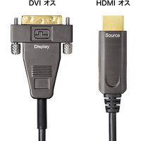 サンワサプライ HDMI-DVI AOC(光ファイバ)ケーブル・10m KM-HD21-FB100 1本