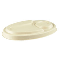 パックスタイル BBカレー 仕切皿 C-1 共蓋 5枚入 90袋 00678166 1ケース(450枚入(5枚×90袋入))（直送品）