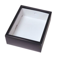 ヤマニパッケージ BKアフタヌーンティーBOX M 100枚(50×2) 16-221B 1ケース(100枚入(50枚×2袋))（直送品）