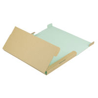 ヤマニパッケージ ポスティングボックス 25H ミント 100枚(50×2) EE-684 1ケース(100枚入(50枚×2袋))（直送品）