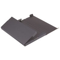 ヤマニパッケージ ポスティングボックス 25H ブラック 100枚(50×2) EE-686 1ケース(100枚入(50枚×2袋))（直送品）