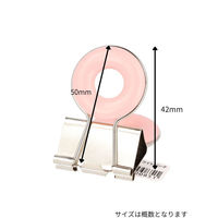 ベロス ドーナツクリップ ライトピンク DCD-11LP 1セット(1個×30)