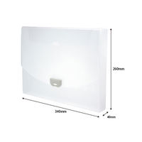 セキセイ キャリーケース A4 クリア MB-5002-90 1セット(1冊×5)