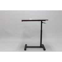オスマック 角度が調整できるエアシリンダーリフトテーブル デスク ダークブラウン SCY-3650RDB 1台（直送品）