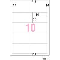 ジョインテックス 名刺カード マイクロ 特厚100枚 A080J 1セット(5冊)（直送品）