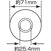 ジョインテックス FAX感熱記録紙B4 1in×50m A232J　10本（直送品）