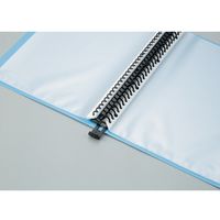 ジョインテックス リング式クリアーブック 青10冊 D051J-10BL 1セット(5箱)（直送品）