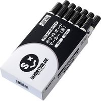 ジョインテックス ボードマーカーＥ 中字黒12本 H036J-BK　10箱（直送品）