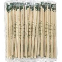 クラフトマン 元禄OPP完封箸 爪楊枝なし HK-WB-002　1セット（2000膳：1パック×100膳×20パック）（直送品）