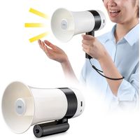 拡声器　メガホン　スピーカーマイク　ハンドマイク型　MM-SPAMP13　サンワサプライ　1個（直送品）