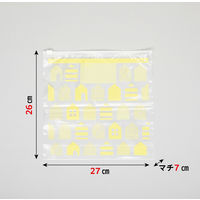 ジャパックス 底マチ付スライダーバッグL SLG03 4521684312631 1セット(7枚×24箱)