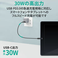 AUKEY USB充電器 Minima 30W 折りたたみ式 エレファントグレー PA-Y30S-GY 1個