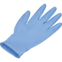 【使いきりニトリル手袋】 宇都宮製作 シンガーニトリル手袋＃210 粉なし ブルー L 1箱（100枚入）