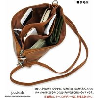 ランブリング 本体が3層に分かれてしっかり仕分けられるダブルポシェット!!　グレーベージュ 21-2001GBE 1個（直送品）