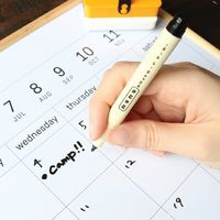 エポックケミカル ホワイトボード用マーカー カキカキ 細 黒 891-0140 1セット(10本)（直送品）