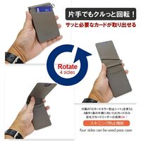 ランブリング スキミング防止機能付きバタフライカード パスケース!!　ブラック TC-2018BK 1個（直送品）