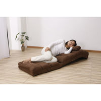 ファミリー・ライフ NEWふかふかリラックスチェアDX 肘なし ブラウン 0405220 1個（直送品）