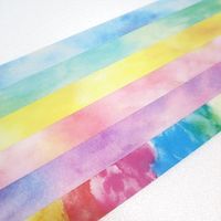 包む マスキングテープ ウォーターカラー 15mm幅 パープル M-0186 1セット（5個）（直送品）