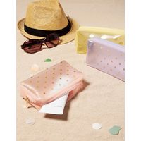 包む スクエアポーチ ステラ 水玉 ラベンダー TA009 1個（直送品）