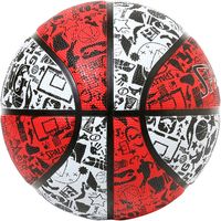 SPALDING（スポルディング） バスケットボール グラフィティ レッド×ホワイト 6号球 84530J 2球（直送品）