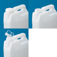 三宝化成「現場のチカラ」ポリタンク 平角ボトル （ノズル付） 2L FBSA-2000 1個  オリジナル