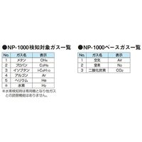 理研計器 ポータブルガスモニター 特殊 NP-1000 1個 64-9698-27（直送品）