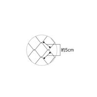 アズワン フェンスフレーム HSIL フェンスあり W90×H150 63-3367-95 1枚（直送品）