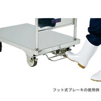 テックサス フットブレーキ付ニューウイング NW-1260D-FB 1台 64-0785-75（直送品）