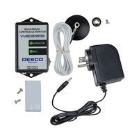 DESCO JAPAN 常時モニター 多機能型 100~240V 北米/日本プラグACアダプター 19651 1個 64-2943-02（直送品）